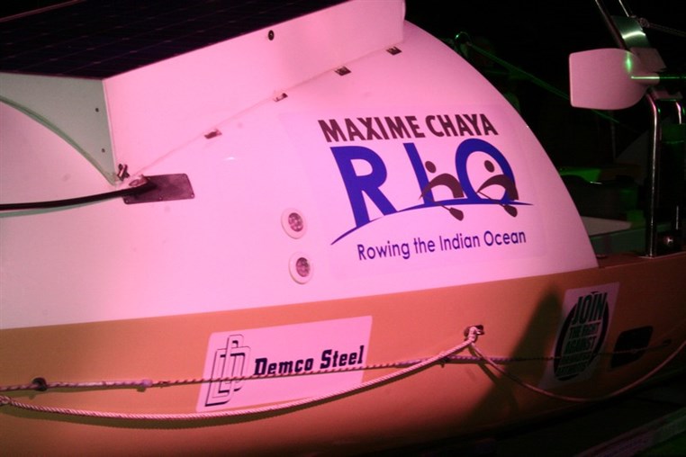 Maxime Chaya Rowing the Indian Ocean